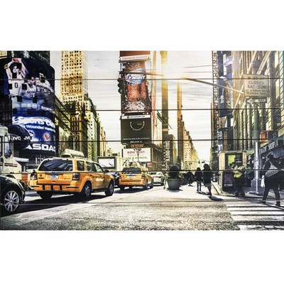 Картина для бани "Городское такси", МАССИВ, 40×60 см - фото 1676061