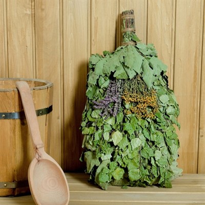 Набор из веников, запарок, чайных напитков и валика - фото 1678002