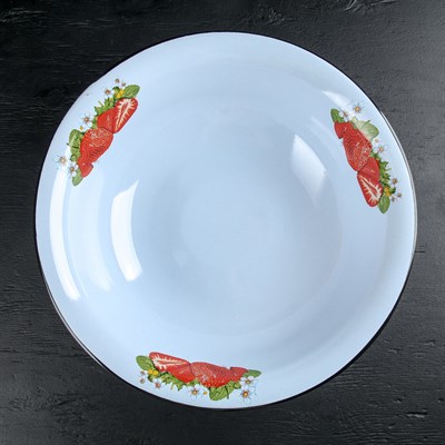 Таз «Клубника», 7 л - фото 1681822