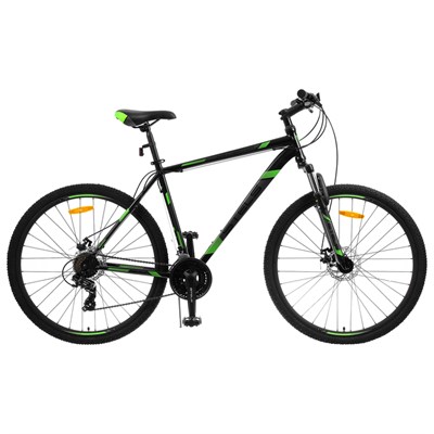 Велосипед 29" Stels Navigator-900 MD F010, цвет чёрный/зелёный размер 21" - фото 1682440