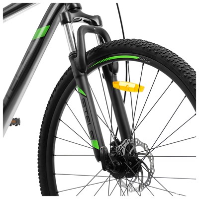 Велосипед 29" Stels Navigator-900 MD F010, цвет чёрный/зелёный размер 21" - фото 1682443