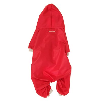 Комбинезон для собак, размер L (ДС 28-30 см, ОШ 32 см, ОГ 36-40 см) красный - фото 1701983