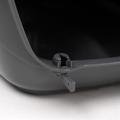 Переноска для животных до 12 кг "Пижон" 49х33х32см, металлическая дверь, серая - фото 1706895