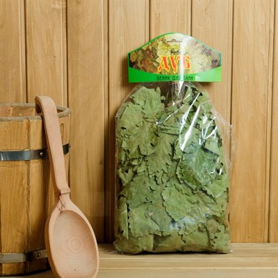 Веник для бани из кавказского дуба, в индивидуальной упаковке - фото 1756999