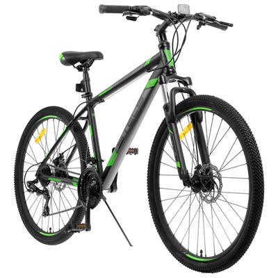 Велосипед 27,5" Stels Navigator-700 MD, F010, цвет черный/зеленый, размер 21" - фото 1762319