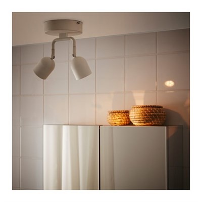 Люстра спот OSTANA 2x40Вт GU10 белый 20x21см - фото 1764739