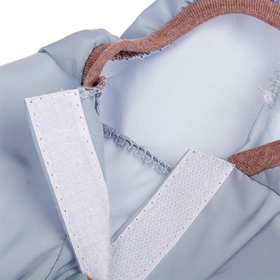 Комбинезон серый, размер XL (ДС 32-34 см, ОШ 32 см, ОГ 40-44 см) - фото 1780572