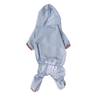 Комбинезон серый, размер XL (ДС 32-34 см, ОШ 32 см, ОГ 40-44 см) - фото 1780573