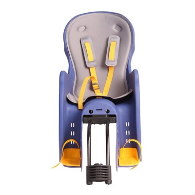 Велокресло заднее BQ-7-4 с регулировкой наклона, крепление на раму, цвет синий - фото 1791688