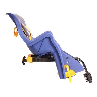 Велокресло заднее BQ-7-4 с регулировкой наклона, крепление на раму, цвет синий - фото 1791689