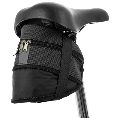 Велосумка под седло Course, большая, цвет серый - фото 1792037