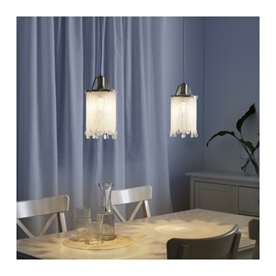 Светильник SODER 1x40Вт Е14 никель 14x14x160см - фото 1793162