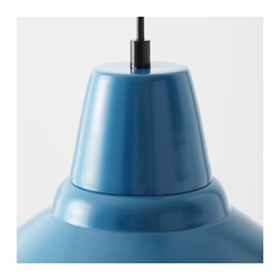 Люстра Подвес FOTO 1x75Вт Е27 синий 38x38x140см - фото 1793905