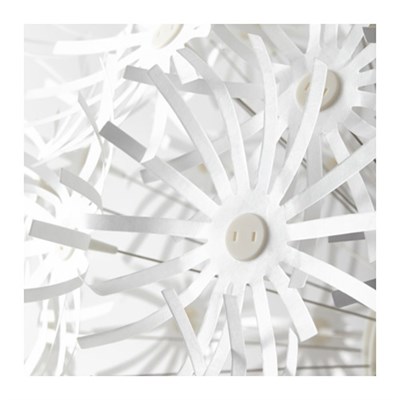 Люстра подвесная MASKROS 1x40Вт Е14 белый 55x55x140см - фото 1794103