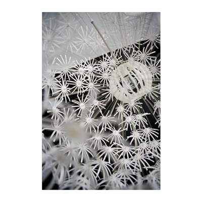 Люстра подвесная MASKROS 1x40Вт Е14 белый 55x55x140см - фото 1794105