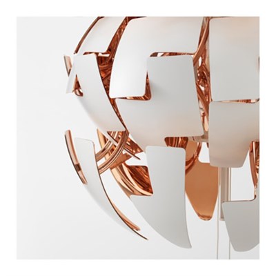 Люстра Подвес IKEA 1x13Вт Е27 белый 52x52x150см - фото 1794994