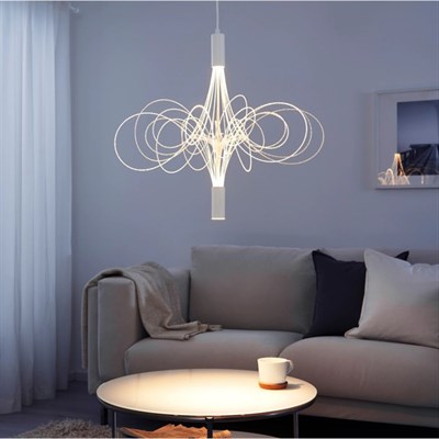 Люстра светодиодная ЭЛЬВСБИН 8Вт 2700К белый - фото 1796040