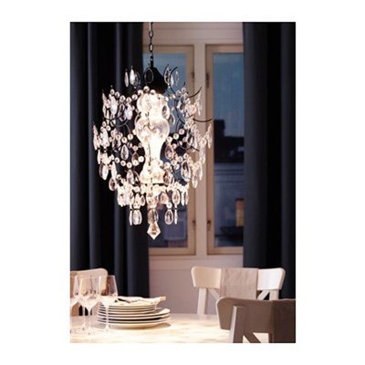 Люстра подвес ORTOFTA 1x7Вт GU10 черный 42x42x140см - фото 1796116