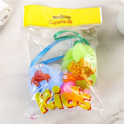 Мочалка для тела Cupellia SPA Kids "Океания", цвет МИКС - фото 1821267