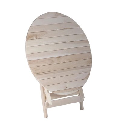 Стол складной, 90×80×75см, из липы, круглый - фото 1822752