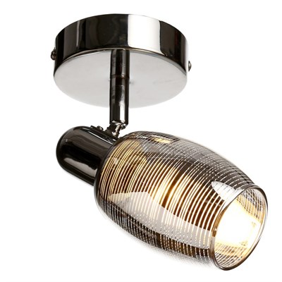 Светильник 03018/1 1х40Вт Е14 хром 18х9х16см - фото 1839311