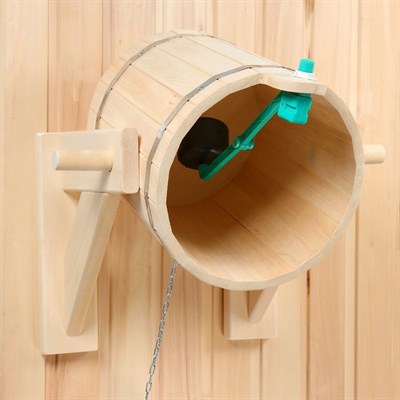 Обливное устройство из липы, 18л, нержавеющий обруч - фото 1902508