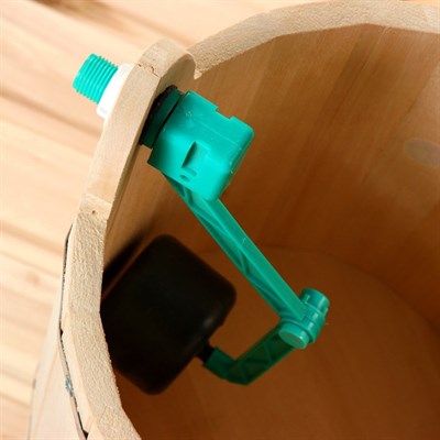 Обливное устройство из липы, 18л, нержавеющий обруч - фото 1902509