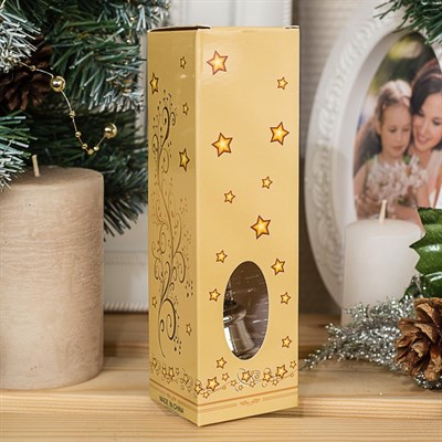 Фигура световая "Свеча на ветру серебристы", 17х5х5 см, от бат. 3х LR44, RGB - фото 1948799