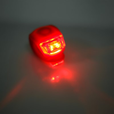 Фонарик на велосипед (набор 2шт), 2 диод, три режима, цвета МИКС - фото 1949513