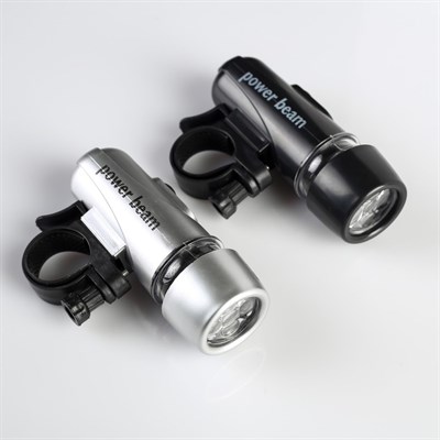 Фонарик для велосипеда "Power Beam", 4 AAA, 5 LED, микс - фото 1949533