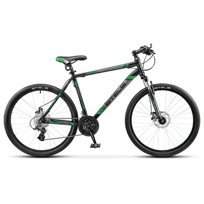 Велосипед 26" Stels Navigator-500 MD, V020, цвет чёрный/зелёный, размер 16" - фото 1999017