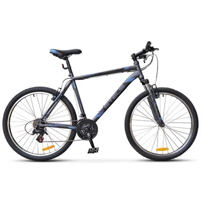 Велосипед 26" Stels Navigator-500 V, V020, цвет антрацитовый/синий, размер 18" - фото 1999020