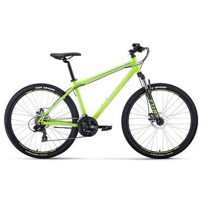 Велосипед 27,5" Forward Sporting 2.0 disc, 2020, цвет светло-зелёный/серый, размер 19" - фото 1999065