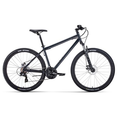 Велосипед 27,5" Forward Sporting 2.0 disc, 2020, цвет серый/чёрный, размер 19" - фото 1999066