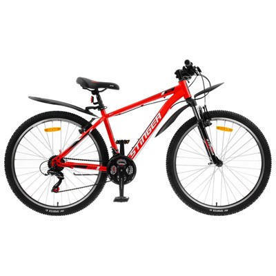 Велосипед 26" Stinger Caiman, 2020, цвет красный, размер 16" - фото 1999067
