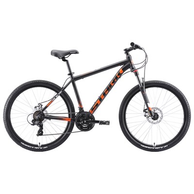Велосипед 26" Stark Indy 2 D, 2020, цвет чёрный/оранжевый/белый, размер 20" - фото 1999121