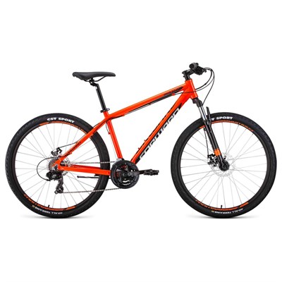 Велосипед 27,5" Forward Apache 2.0 disc, 2020, цвет оранжевый/черный, размер 17" - фото 1999125