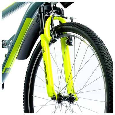 Велосипед 26" Progress Sierra FS, цвет серый/зеленый, размер 18" - фото 1999172