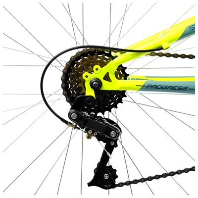 Велосипед 26" Progress Sierra FS, цвет серый/зеленый, размер 18" - фото 1999174