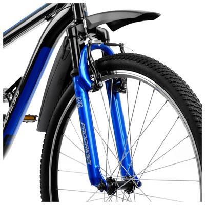 Велосипед 26" Progress Sierra FS, цвет черный/синий, размер 18" - фото 1999181