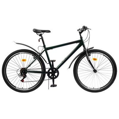 Велосипед 26" Progress модель Crank RUS, цвет темно-зеленый, размер 19" - фото 1999333
