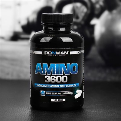 Аминокислоты Ironman Амино 3600, 100 таблеток - фото 1999398