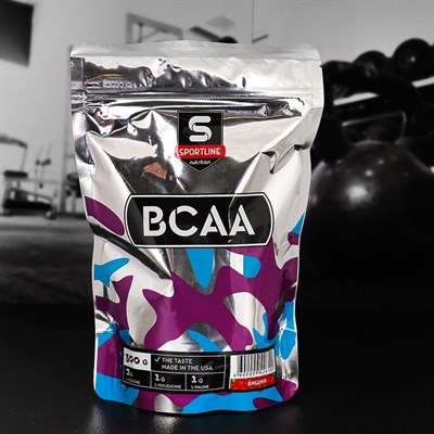 Аминокислоты SportLine BCAA 2:1:1, вишня, 300 г - фото 1999409