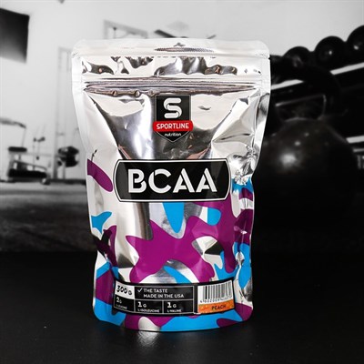 Аминокислоты SportLine BCAA 2:1:1, персик, 300 г - фото 1999415