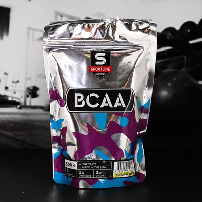 Аминокислоты SportLine BCAA 2:1:1, лимон-лайм, 300 г - фото 1999430