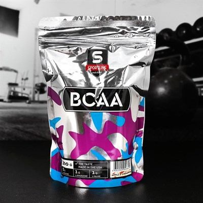 Аминокислоты SportLine BCAA 2:1:1, яблоко-корица, 300 г - фото 1999436