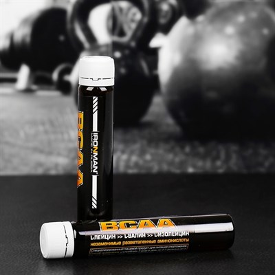 Аминокислоты IRONMAN ВСАА 2:1:1, 10х25 мл - фото 1999440