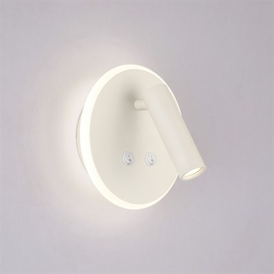 Светильник Tera, 7+3Вт LED, цвет белый, 600Лм, 4200K, IP20 - фото 1999616