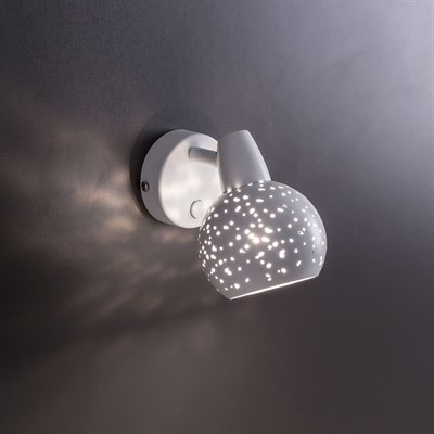 Светильник Деко, 1x60Вт Е14 белый - фото 1999623