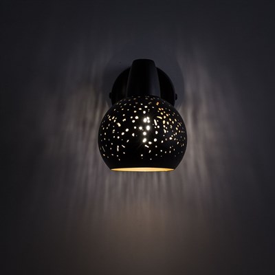 Светильник Деко, 1x60Вт Е14 чёрный, золото - фото 1999626